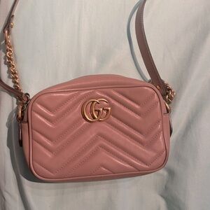 Gucci Mini GG Marmont Matelassé Shoulder Bag- Authentic